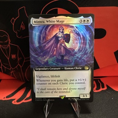 Minwu, White Mage (Extended Art) Final Fantasy Foil
