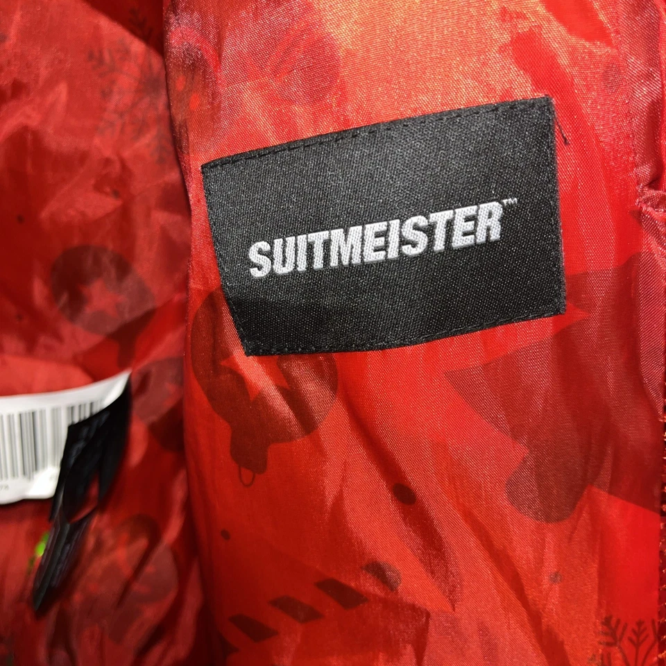 Chaqueta SUITMEISTER Adulto Talla M 38-40 Navidad Rojo Verde, Blazer CSMB-1024 Foto 3 de 4