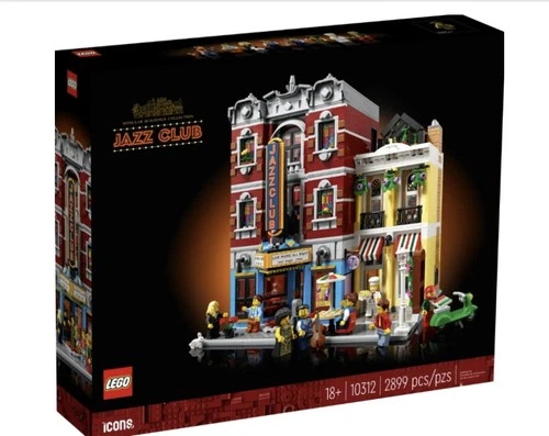 [RETIRED] LEGO 10312 Icons Jazz Club Modular Building NEW SEALED Fast Ship