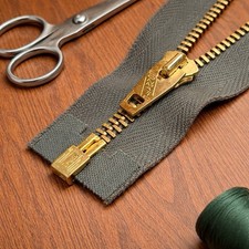 Vtg 50s Conmatic Conmar Separating Zipper Gra...