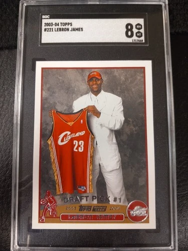 2003 Topps Lebron James SGC 8