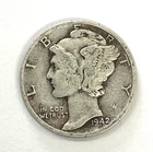 1942 Mercury Dime - Free Shipping