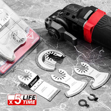 Diamond Multi-Tool Blade Set, Multitool Grout Removal Blades Precise for Brick