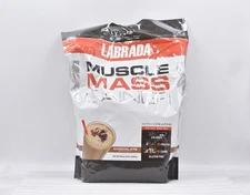Labrada Muscle Mass Gainer Protein Powder w/ Creatine Chocolate 12lbs EXP:12/26