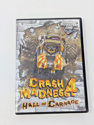 Monster Jam CRASH MADNESS 4 Hall of Carnage DVD monster trucks Out of Print
