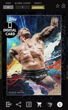 DIGITAL WWE SLAM 10cc RANDY ORTON STAR IN THE NIGHT COSMIC CHROME 25 LEGENDARY