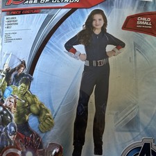 New Marvel Avengers Age Of Ultron Black Widow Child Costume Small 4-6 Halloween