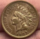 1907 Indian Head Penny Cent- Higher Grade!