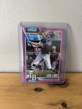 Topps 2026 Series One Josh Lowe Parallel #183 Tampa Bay Rays Pink Holo Foil