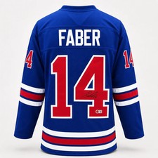 Team USA Brock Faber signed/autographed custom jersey Beckett COA