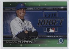 2022 Bowman Draft Night Green Refractor 86/99 Brandon Barriera #BDN-8 0fz3