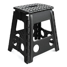 SMALL FOLDING STEP STOOL HOME KITCHEN FOLDABLE GARDEN SEAT MULTI PURPOSE STORAGE