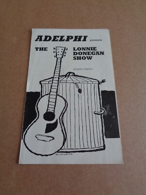 Lonnie Donegan Adelphi/Granada Theatres Concert Programme 1960 (Jon Pertwee)