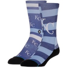 STANCE Kansas City Royals Splatter Socks Men's sz M Medium 6-8.5 