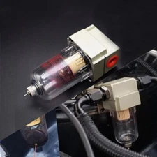 New Engine Oil separator Catch Can Reservoir Tank W/ Breather Filter Baffled US