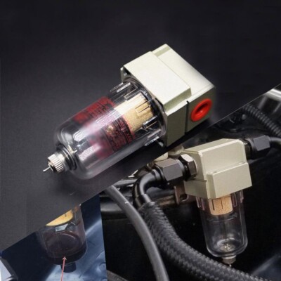 Engine Oil/Water separator Catch Can Reservoir Tank W/ Breather Filter Baffled