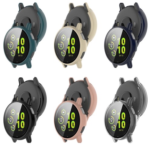 Uhr Schutzhülle Film Case PC Glas Screen Protector Cover für Garmin Vivoactive 5 - 第 6/41 張圖片