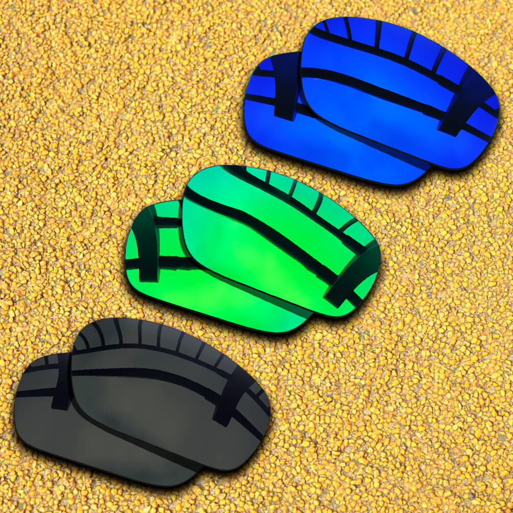3 Pairs Lens Replacement forCosta Del Mar SaltbreakBlack&Green&Violet