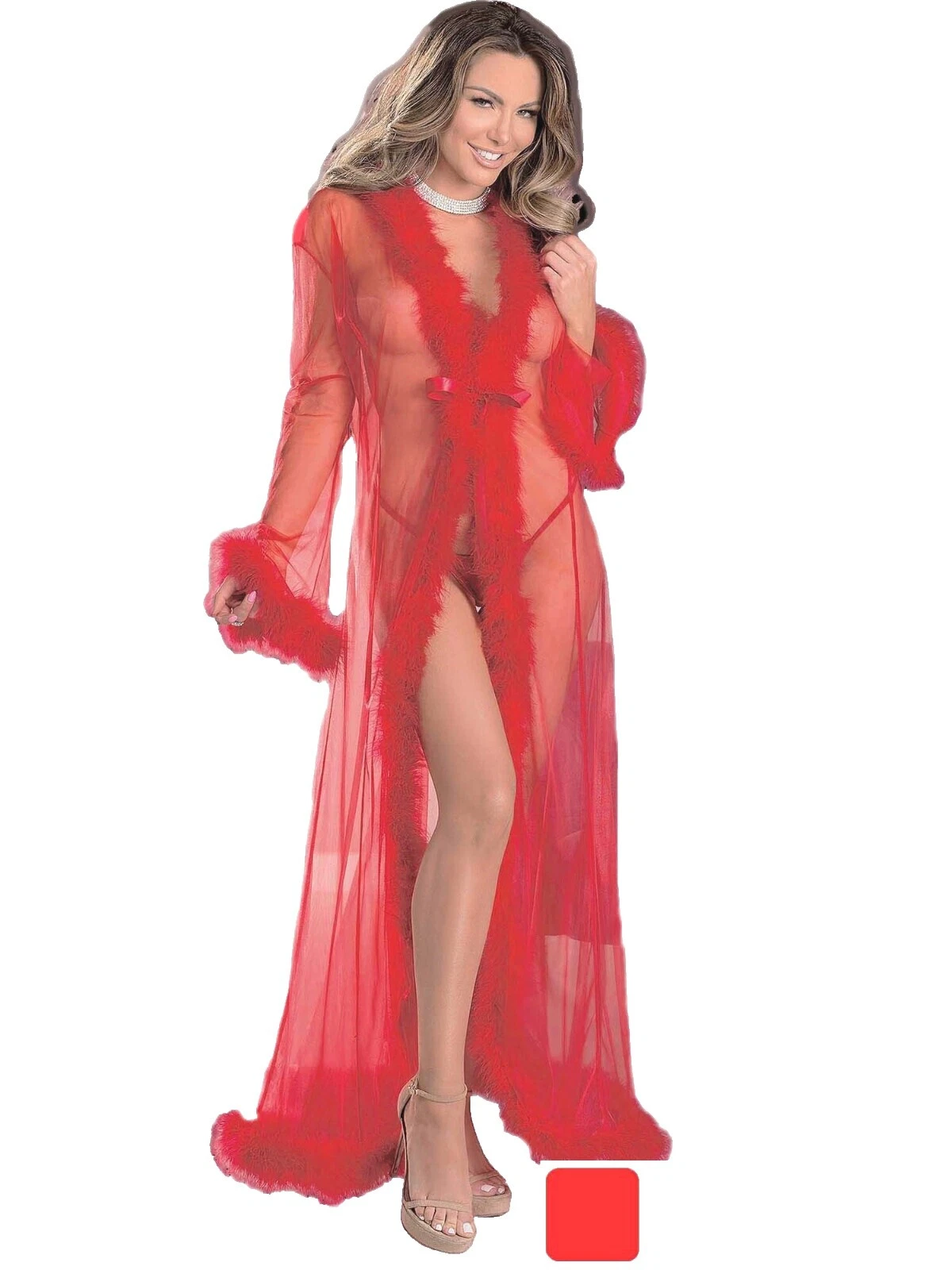 Nylon Solid Pattern Shirley of Hollywood Sleepwear & Robes for Women