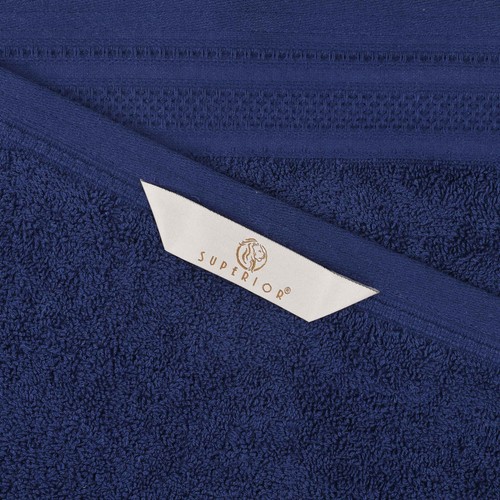 Honeycomb Textured Waffle Border Cotton Medium Weight Hand Towels, Set of 6 - 第 66/94 張圖片