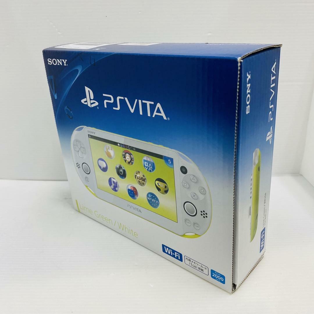 Sony PS Vita PCH-2000 1GB Lime Green/White Handheld Console