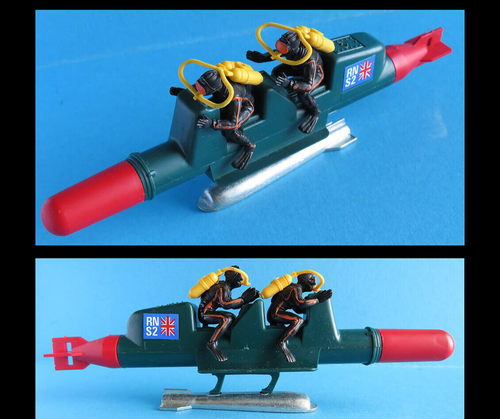 COUNTERPACK Britains 2-Man Submarine - # 4302 - 1976 mint box ALL PARTS COUNTED - Picture 6 of 6