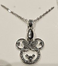 Disney Minnie Mouse Necklace Stainless Steel