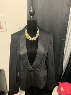 loft black blazer
