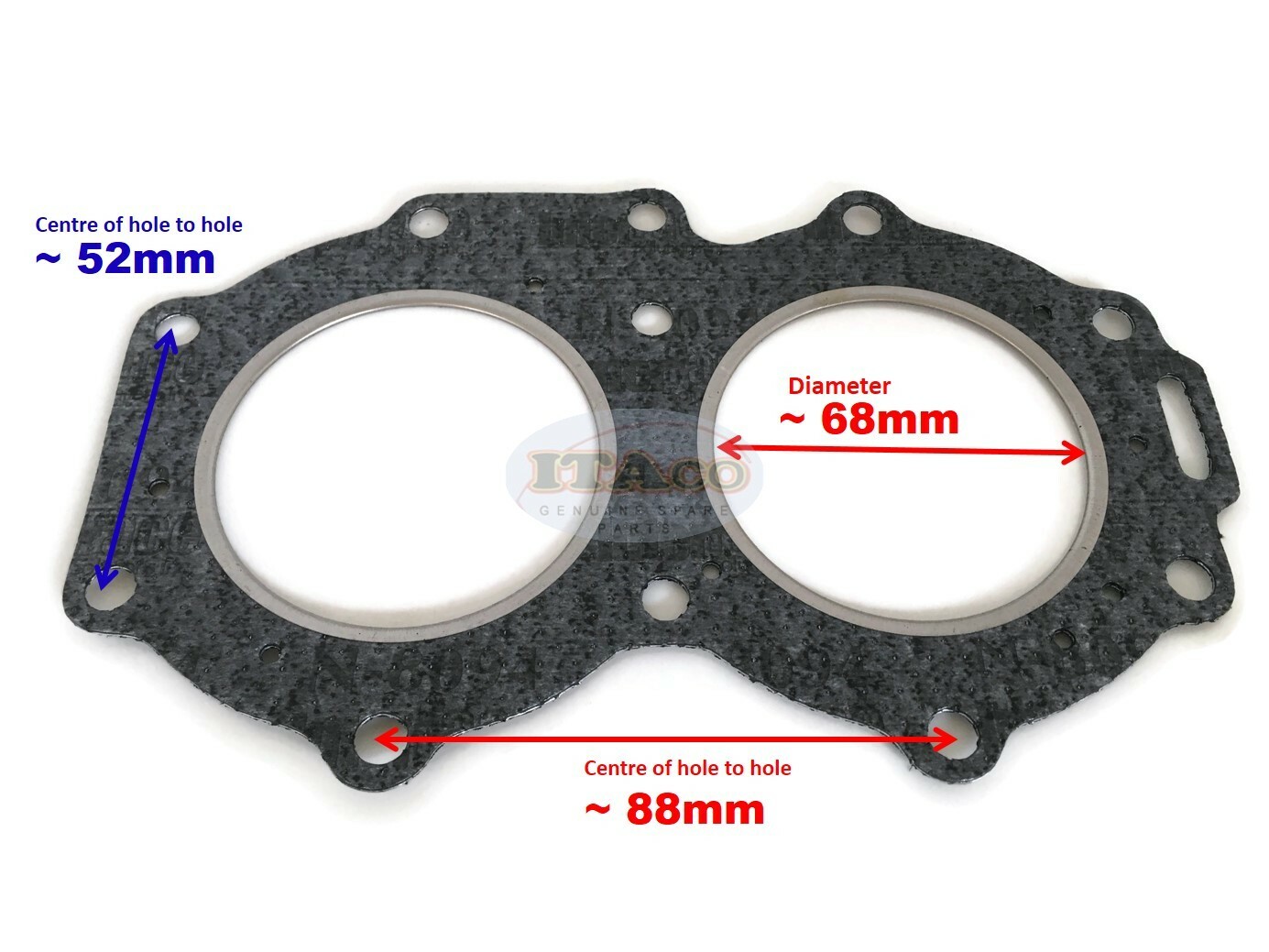 Boat Head Gasket Cylinder 81555M For Mercury Mariner Outboard 28HP C28A