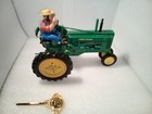 Franklin Mint Tin Wind up John Deere Model "B" Tractor in Box