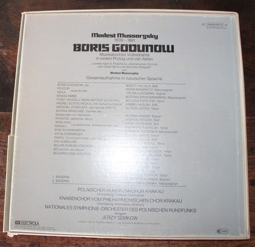 33 Tours - Allemand - Boris Godunow - Mussorgsky - VO - Picture 2 of 3