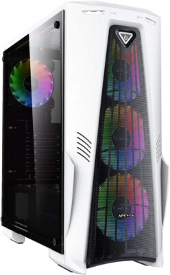 Desktop Gaming PC Computer Pre-Built PC Gamer System AMD Ryzen 5 Radeon RGB WIFI