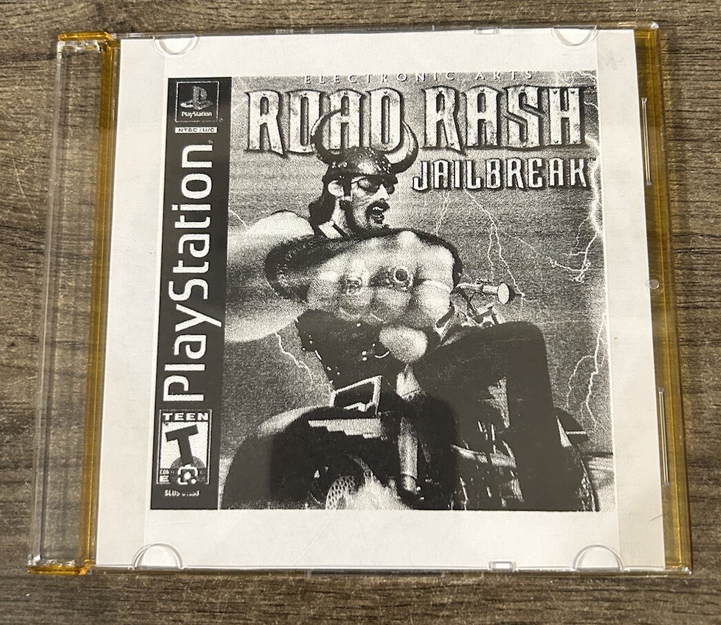 Jaquettes Road Rash 3D – Sony PS1 PAL – 100% Originales – Avant Et Arrière (jaquette Seule, Jeu Non Inclus)