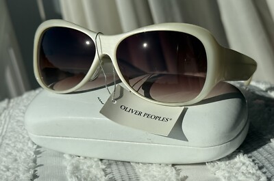 New Oliver Peoples Viking IS + Ivory White Frame + Bronze Gradient