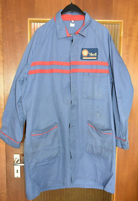 Shell vintage Overall Gr. 58 Arbeitsbekleidung Arbeitsanzug Tankstelle Fach #A3