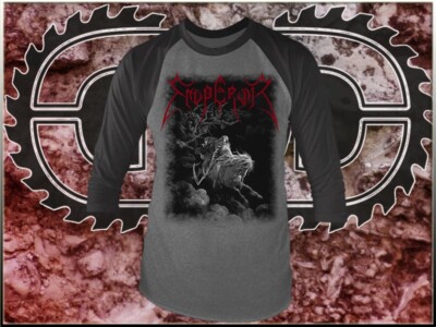 EMPEROR - Rider 3/4 Sleeve Baseball Shirt LS NEW, Black Metal, LIMBONIC ART