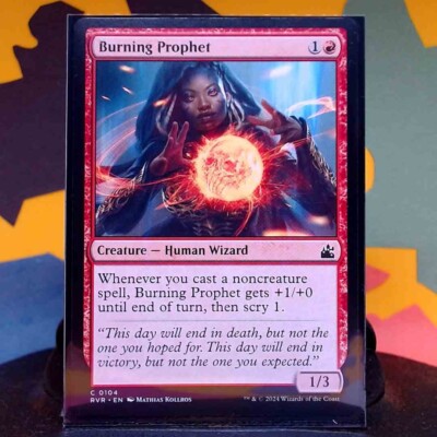 MTG Burning Prophet Unplayed Magic The Gathering Ravnica 2024 TCG Draft 1 X Card