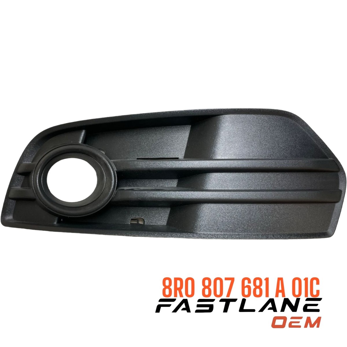 2009-2012 AUDI Q5 FRONT BUMPER FOG OUTER GRILLE LEFT NEW OEM 8R0
