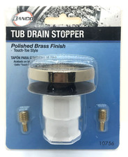 DancoTub Drain Stopper Chrome Finish 10756