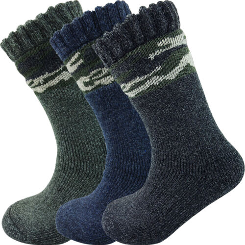 Mens Genuine MERINO Wool Work Boot Thick Hiking Winter Thermal Army Socks Size - Afbeelding 1 van 15