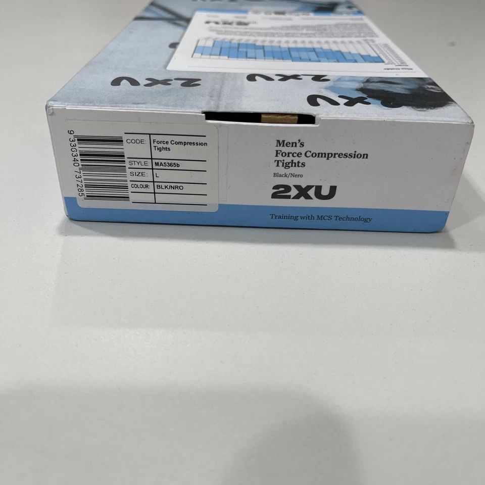 2XU Force Compression Tights Black/Nero L - Image 4 of 4