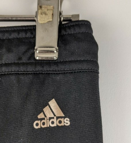 Adidas Women's Black And Peach Polyester Track Pants - Size 16y - Picture 7 of 7