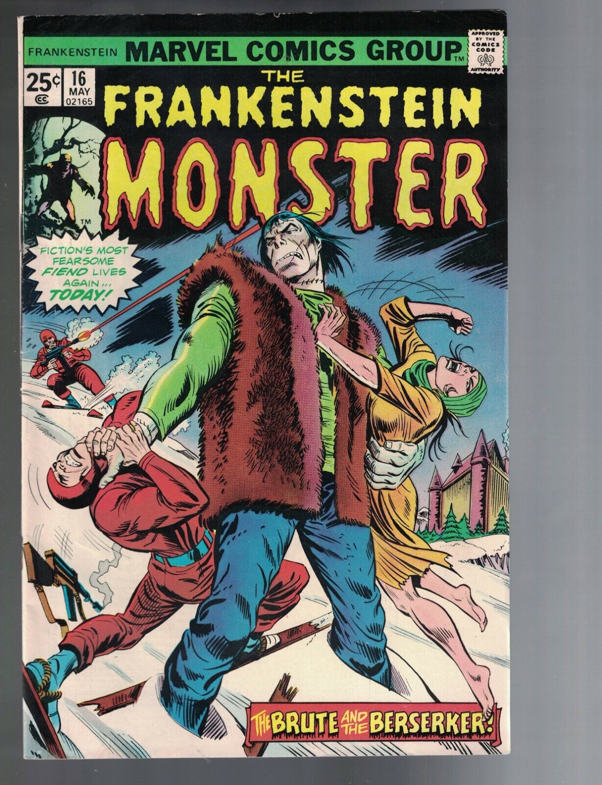 1975 The Monster Frankenstein #16 - Berserker - Stored since purchase