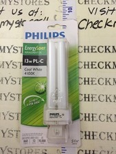 new Philips Energy Saver CFL Non-Integrated 13-Watt PL-C Cool White 4100k 230367