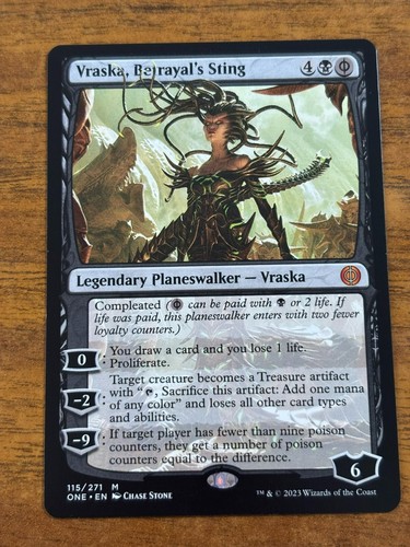Vraska, Betrayal's Sting - Phyrexia : All Will Be One - MTG - 115/271
