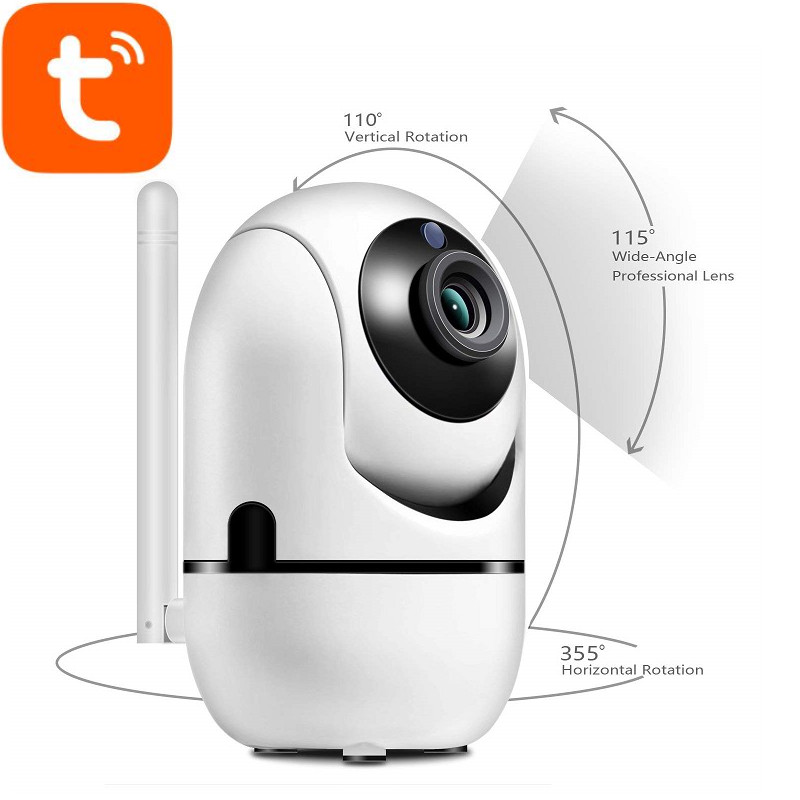 Caméra de sécurité IP Wifi motorisée AP-TY288ZD-2MP-GA à suivi automatique infrarouge