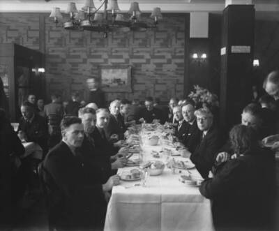 Dinner Roman Catholic Middle Class Association, April 24 Roman Cat- Old Photo 2