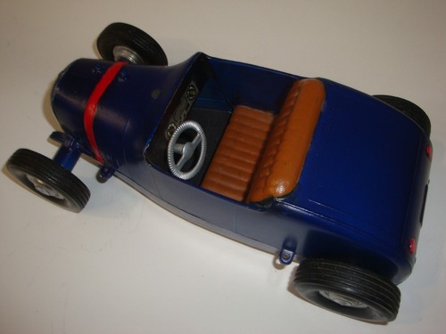 Vintage All American Hot Rod Tether Car - Late 40s - 50s - Ford Roadster Style!! - Picture 12 of 13