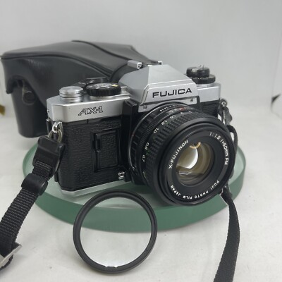 FUJICA AX-1 SLR CAMERA 35MM FILM CAMERA WITH 50MM X-FUJINON