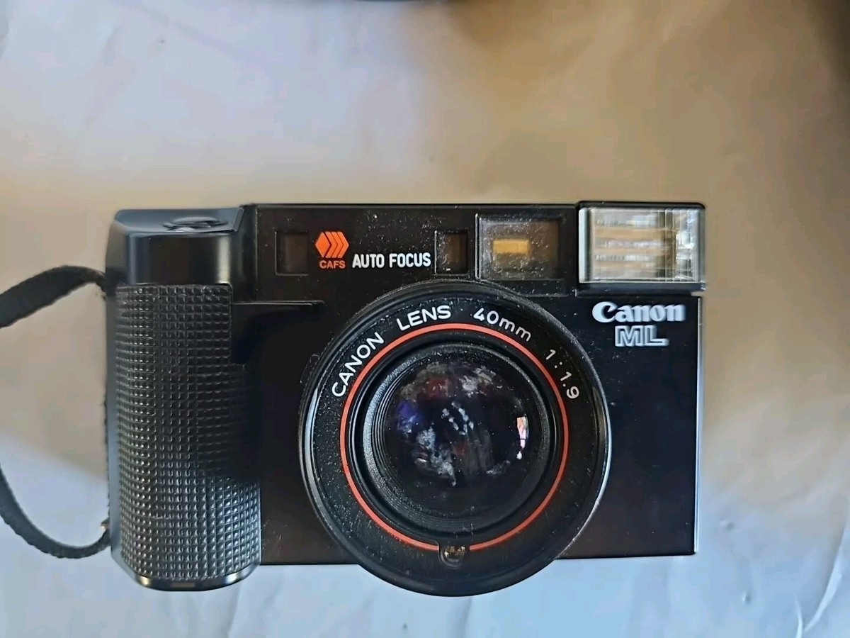 フィルムカメラ Canon AF35 ML AUTO FOCUS G0227-26-9p Canon AF35ML AF 35 ML Film Camera 40mm f/1.9 Lens Point & Shoot